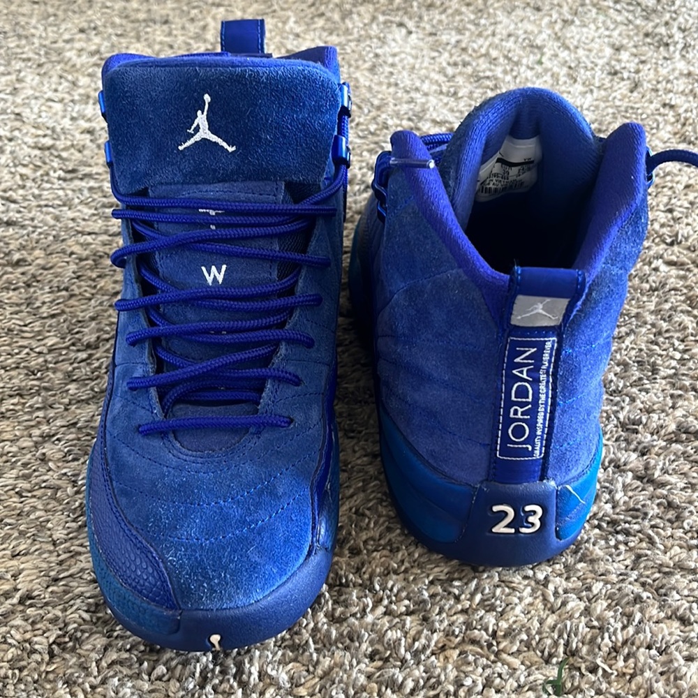 Jordan 12 Retro “Deep Royal Blue” Suede